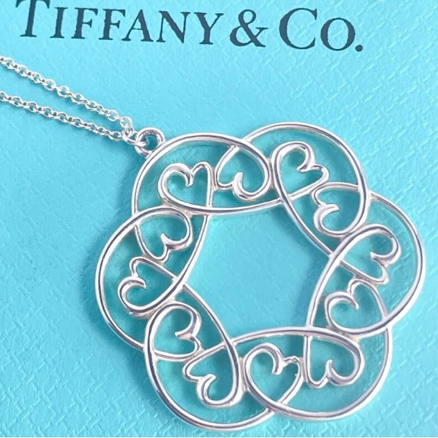 Paloma Picasso Tiffany Heart Necklace Sterling Silver